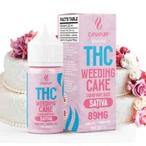 CanaPuff THC/1000mg CBC - Weeding Cake 89mg THC - Liquid, 30 ml - THC PENS UK